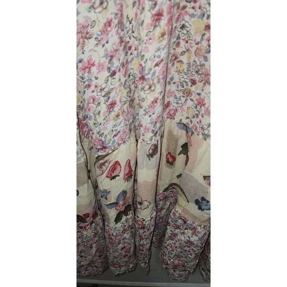 Casual Corner Annex Petite Floral Sleeveless Maxi Dress Country Cottage SZ PL - Picture 5 of 5